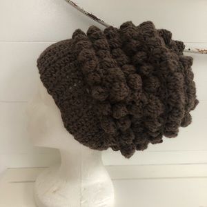 Hat slouchy Style in Dark Brown